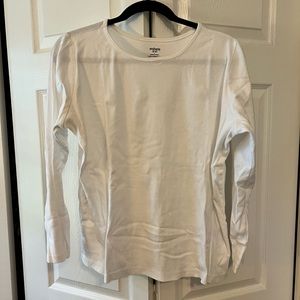 Evolverie White Long Sleeve Tee